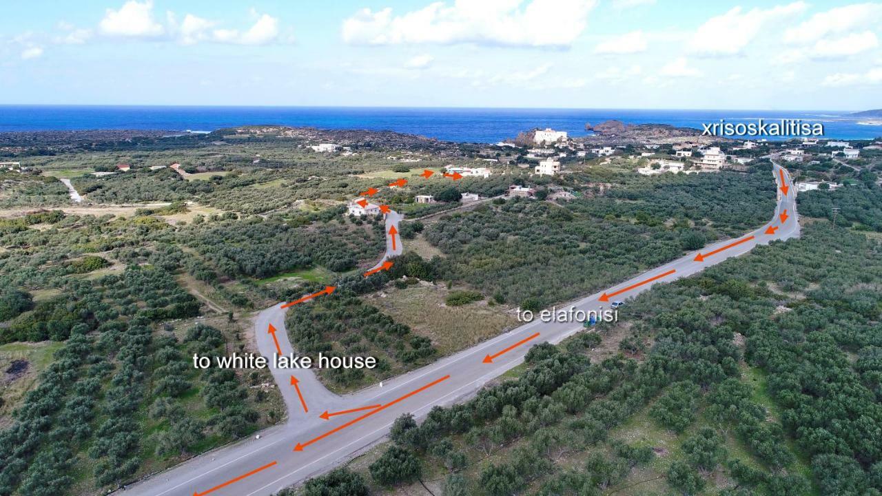 White Lake Holiday House Elafonisi Exterior foto